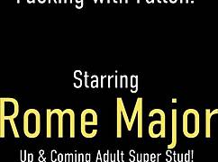 Hot brunette Fallon West wrecked by big bull Rome Major cumshot