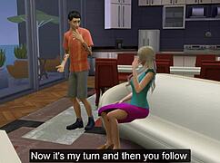 Colleague show each other bodies and then have sex out of curiosity