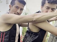 Mexican Gay Amateurs Fuck In The Garden