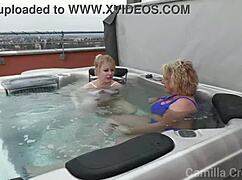 Camilla discovers Anna Lynx for steamy spa moments