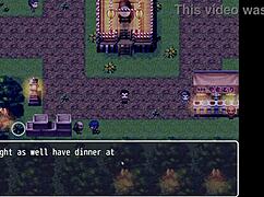 Tanned Natsuki in Hentai Game Ep 35 Pees and Soaks Pussy