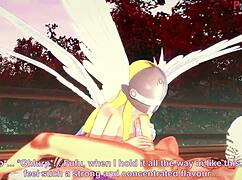 Angelwoman Evolves To Fuck Digimon