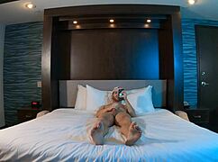 Twink Jerking Off Alone In Hotel Room