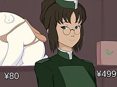 korra's big tits get sucked and she swallows cum as a furry