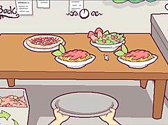 Cheffe Takes HUGE Futa Cock in Wild Hentai Game