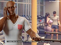 yo, this 3d gym instructor gets drilled hard in the ass! 💦