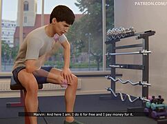 yo, this 3d gym instructor gets drilled hard in the ass! 💦