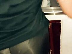 Hubby films me getting slammed by his buddy in kitchen!