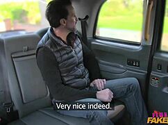fat cock stretches tight pussy in a steamy uk taxi ride.