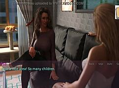 A wife and stepmother in a cartoon game