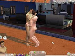 Straight Sim Boldly Succumbs To Gay Temptation In Cartoon