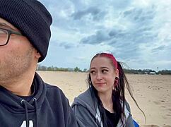 Creampie Surprise After Beach Date