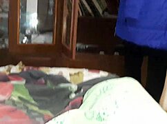 Classmate Searches Book While I Masturbate Under Covers