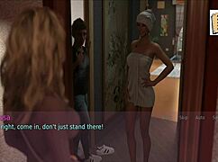 A wife and stepmother in a cartoon game