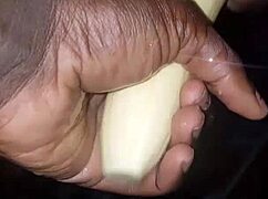 Plantain versus poivron, I get wet and cum