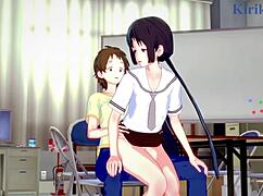 Hanako Honda And Chisato Higuchi Engage In Intense Futanari Creampie Sex In Asobi Asobase Hentai