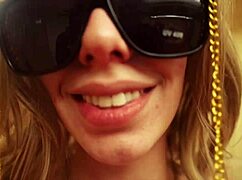 Queen of hell and gibby the clown engage in a hardcore fuck fest after the disco party, with doggystyle action and riding.