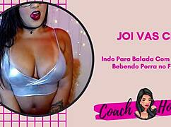 Went to Club with Friends, Drank Lots of Cum in JOI Session.