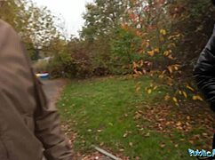 Public Agent Happy Pakistani Woman Meets Stranger for Public Toilet Fun.