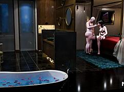 Fashion Business: Sucks Finger While Caressing Herself