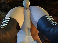 Intense sex with 2B in hardcore 3D porn animation