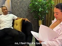 Nympho big dick bangs busty sexologist Daniela Gomez