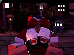 Succubus Gives Rough Thighjob In Anime Hentai Cartoon