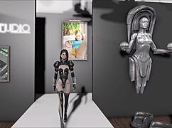 Fallout 4 Brunette Fashion In 3D