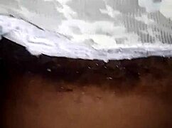 this housewife in black panties seduced me to taste her tight pussy