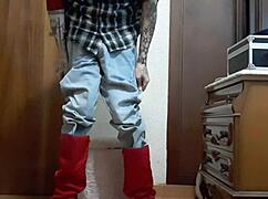 Gay melvincoficial with big cock and fake vagina