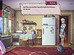 In the souper game demo, the hot elf blonde character is introduced
