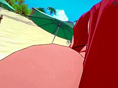 Parasoul in bikini gets wild with Skullgirls fantasy banging. I felt every intense moment.