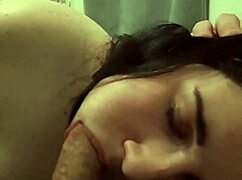 Big Tits Gags On Monster Cock Before Facial