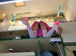 crazy girl gets fucked at work for extra cash