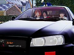 Indian Cartoon Girl Fulfills Big Tit Desire