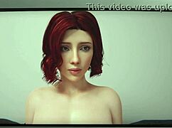 Black Widow Seduces on 3D Cartoon Casting Couch