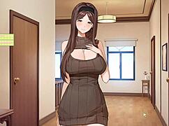 summer clover's harem hentai episode 10 ends with cum twice on cute brunette face