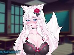 Naughty Catgirl KanakoVT Wearing Vibrator in Public, What a Wild ERP Show!