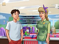 Summertime Saga 248 bent over for wild doggystyle!