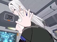 3D Animation Deep Space Eye Gengchen Female Riding Clothes Set