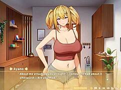 summer clover's harem hentai episode 10 ends with cum twice on cute brunette face