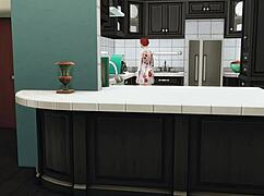 Mature Woman Catches Stepson Masturbating, Tenderly Offers Sexual Help In His Room