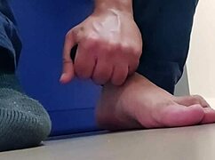 Step gay dad eats rubber from hot dilf stepuncle who had a bad day, feet, gay, fetish