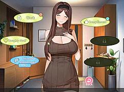 summer clover's harem hentai episode 10 ends with cum twice on cute brunette face