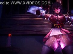 oh aqua from konosuba in hentai action!