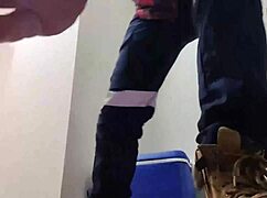 Step gay dad eats rubber from hot dilf stepuncle who had a bad day, feet, gay, fetish