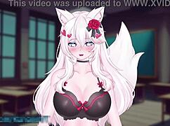 Naughty Catgirl KanakoVT Wearing Vibrator in Public, What a Wild ERP Show!
