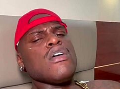 daddyblack bareback fucks ale with monster cock