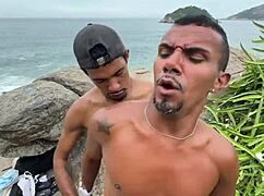 Wild Beach Orgy on New Year’s Eve with Friends