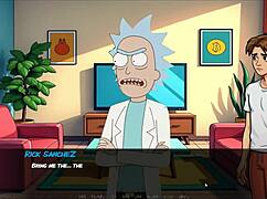 Watch Morty's sister squirt in the shower